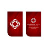 Die-Cut Business Cards - Vertical, Printed Front Only (2" x 3.5")