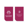 Die-Cut Business Cards - Vertical, Printed Front Only (2" x 3.5")