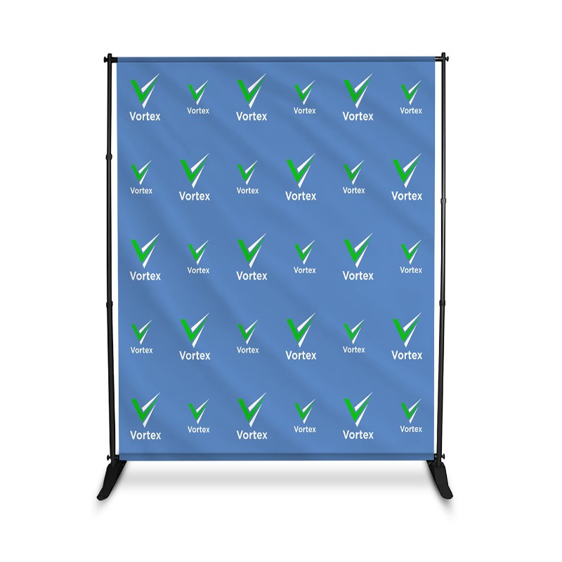 9' x 8' Step and Repeat Vinyl Backdrop (Single Sided)