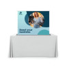 Silverstep Tabletop 48'' Retractable Banner Stand - Premium Greyback (Graphic only)