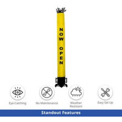 Custom Inflatable Tube Single Sided Package