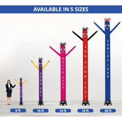 Custom Inflatable Tube Man Double Sided package