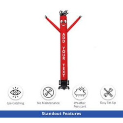 Custom Inflatable Tube Man Double Sided package