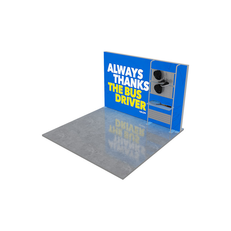 10' Backlit Trade Show Display - Design 6 (Double Sided)