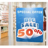 Processed Fabric Banners with Left and Right Pole Pocket - 1' x 1' (SQFT)