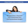 Processed Fabric Banners with Left and Right Pole Pocket - 1' x 1' (SQFT)