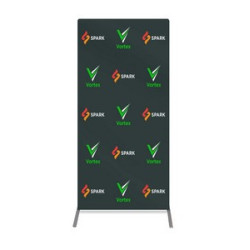 4' x 6.5' Economy Step and Repeat Banner Stand Package