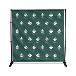 8' x 8' Step and Repeat Fabric Backdrop