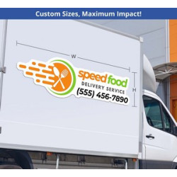 Die-Cut Magnetic Signs (1' x 1ft/Sqft)