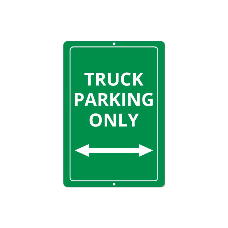 Truck Parking Only Signs (1' x 1ft) SQFT