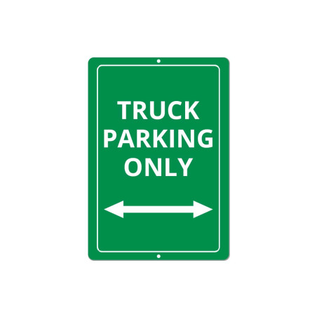 Truck Parking Only Signs (1' x 1ft) SQFT