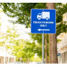 Truck Parking Only Signs (1' x 1ft) SQFT