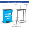 91.73" x 40.55" Fabric Pop Up Booth Square Package (Hardware only)