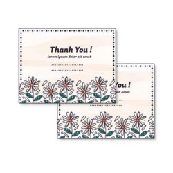 Flat Thank You Cards (4" x 6")