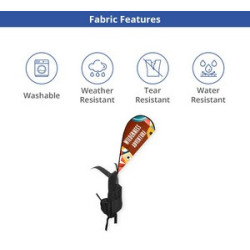 Backpack Flags - Teardrop - Single Sided (19.41" x 38.32")