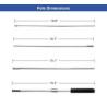 Backpack Flags - Teardrop - Single Sided (19.41" x 38.32")