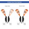 Backpack Flags - Teardrop - Single Sided (19.41" x 38.32")