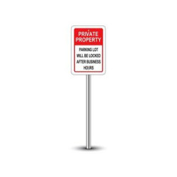Reflective Private Parking Signs (1' x 1ft) SQFT