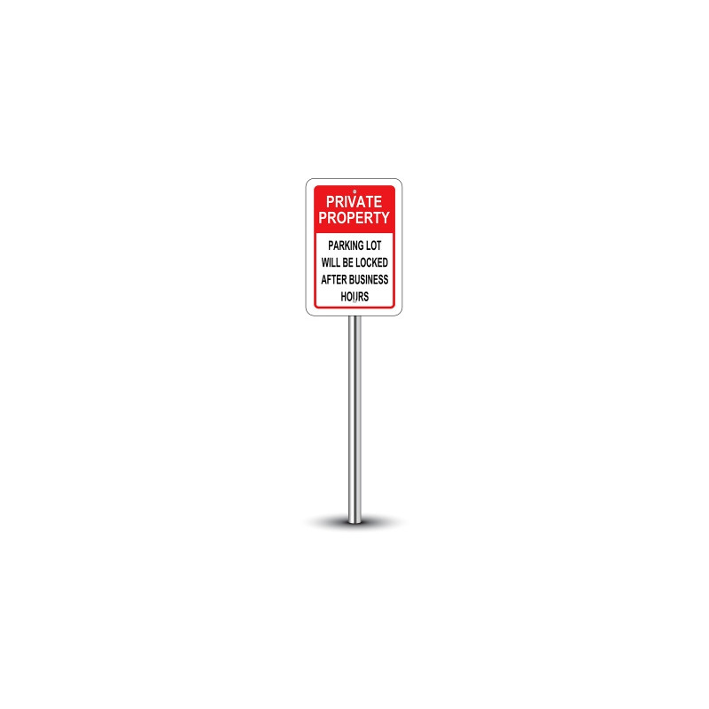Reflective Private Parking Signs (1' x 1ft) SQFT