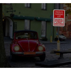 Reflective Private Parking Signs (1' x 1ft) SQFT