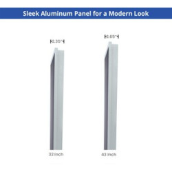 Portable LED Wall Mount Digital Display Signage 43"