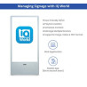 Portable LED Wall Mount Digital Display Signage 43"