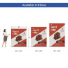 Silverstep 60" x 92" Retractable Banner Stand (Graphic only)