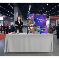 3 x 3 Micro GeoMetrix Table Top Display, Single Sided Package (12.60" x 12.60")