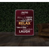 Reflective Patio Signs (1' x 1ft/Sqft)