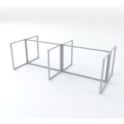 SEG Desktop Dividers - 4 Desk (4' x 8' x 2')