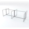 SEG Desktop Dividers - 4 Desk (4' x 8' x 2')