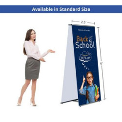 LT Banner Stands - Double Sided Package (2.5' x 6ft)