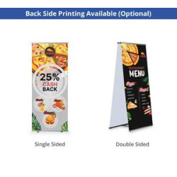 LT Banner Stands - Double Sided Package (2.5' x 6ft)