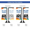 Suction Cup Flags - Rectangle Double Sided Package (9.06'' x 20.47'')