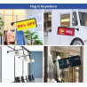 Suction Cup Flags - Rectangle Double Sided Package (9.06'' x 20.47'')