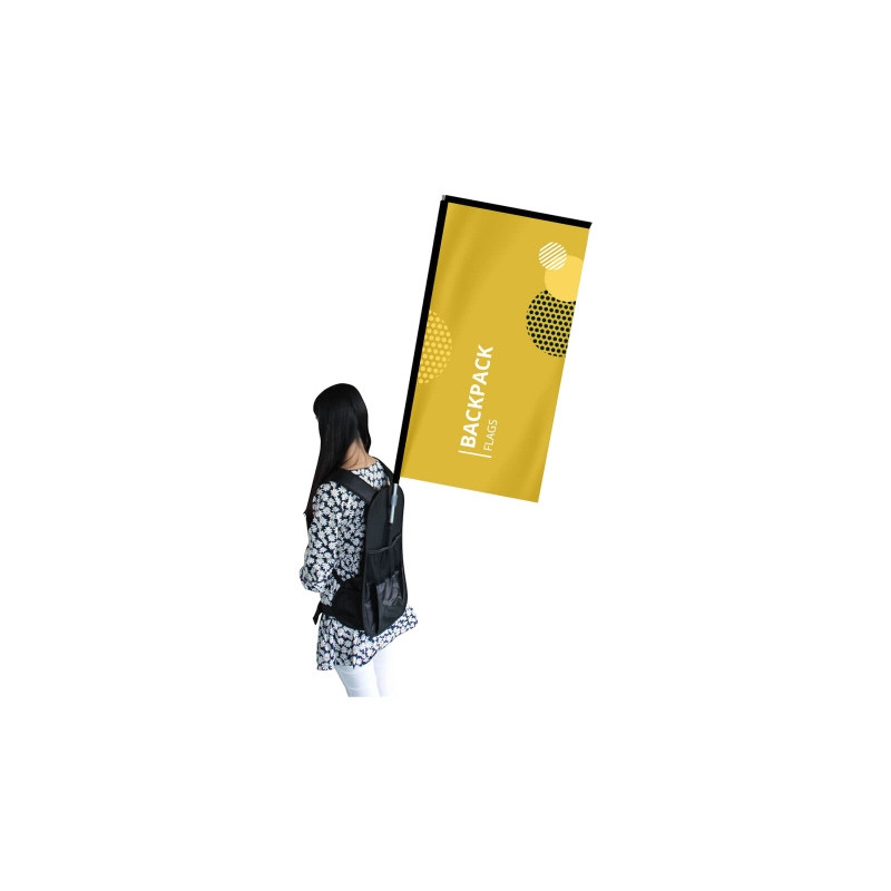 Backpack Flags - Rectangle, Double Sided Package (15.73"x30.49")