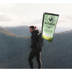 Backpack Flags - Rectangle, Double Sided Package (15.73"x30.49")