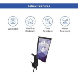 Backpack Flags - Rectangle, Double Sided Package (15.73"x30.49")