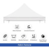 White Canopy Tent (Topper and Frame) - (10' x 10ft)