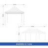 White Canopy Tent (Topper and Frame) - (10' x 10ft)