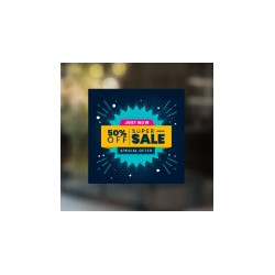 1' x 1' Front Adhesive Decals