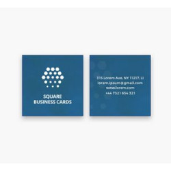 Square Business Cards - Printed Front Only (3" x 3")