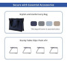 Premium Full Color Table Covers & Throws - 3 Sided (8' x 2.5')
