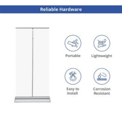 Steppy Retractable Banner Stands Package (30" x 78")