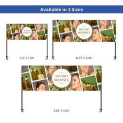 Table Top Banner - Half Display Package, Double Sided (6.07' x 3.44ft)