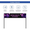 Table Top Banner Display Package, Double Sided (8.04' x 1.48ft)