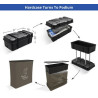 20' Inline Trade Show Booth – Modular Package with Media Display