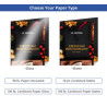 Folded Business Flyers (Printed Outside and inside)