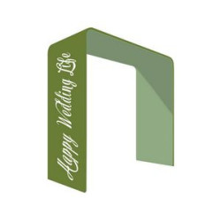 Square Arch Fabric Display, Single Sided (10' x 8ft)
