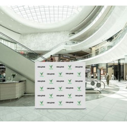 8' x 8' Step and Repeat Straight Pillow Case Backdrop Package
